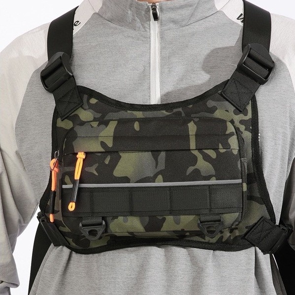 กระเป๋าคาดหน้าอก Chest bag กระเป๋ายุทธวิธี กระเป๋าทรงเสื้อกั๊ก อเนกประสงค์ มัลติฟังก์ชั่น กันนำ้ พร้อมส่งทันทีจากกรงเทพฯ