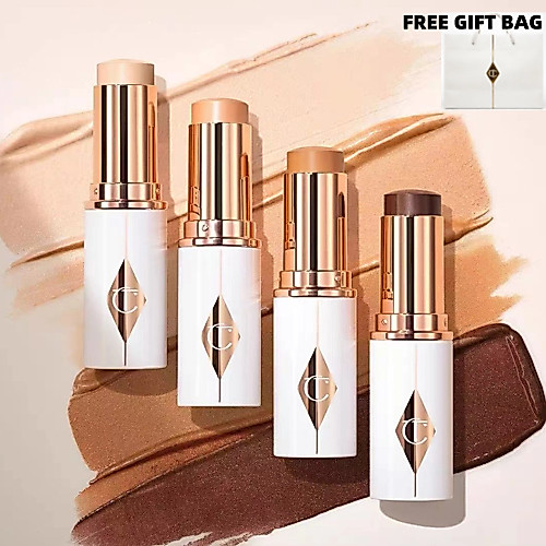 Charlotte Tilbury Unreal Skin Sheer Glow Tint 9g รองพื้นสติ๊ก Collageneer+Hyaluronic ผิวโกลว์ 32x เนียน ป้ายไทย