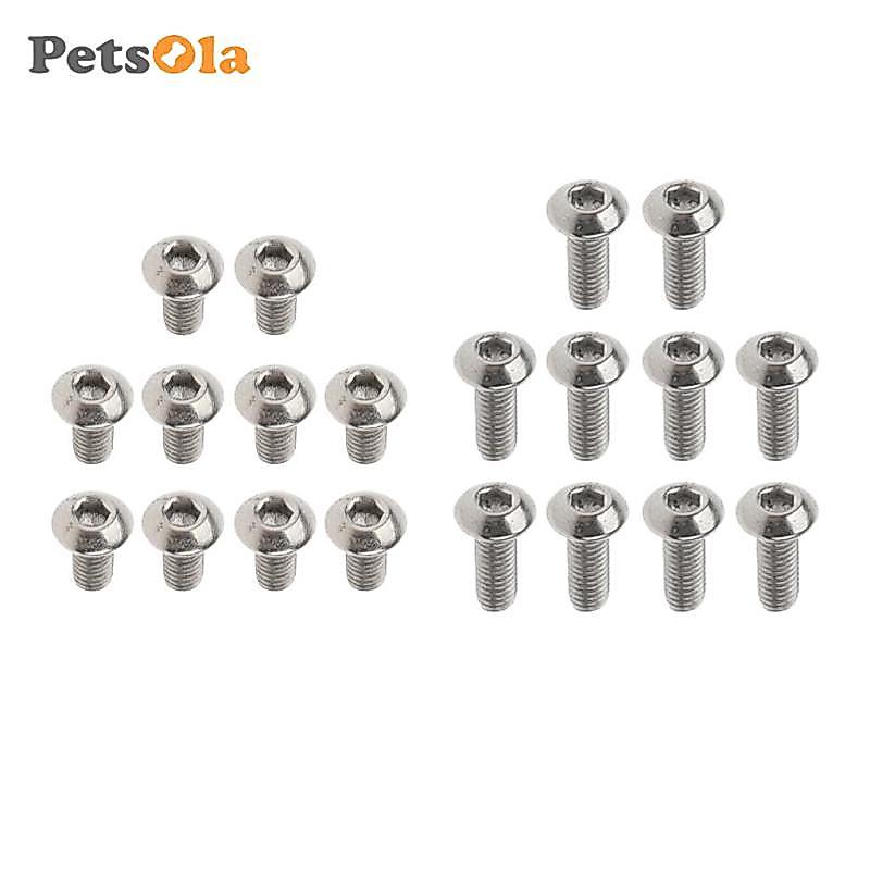 [Koolsoo2] M3 สกรูไทเทเนียมขัดเงา Hex Allen Socket Screws จํานวน 10 ชิ้น, M3 x 6 มม., M3 x 10 มม., M