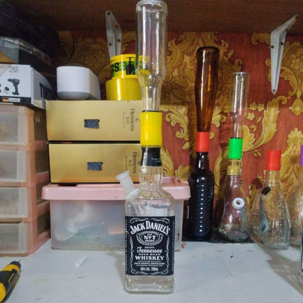 ขวดเหล้า jack daniel DIY