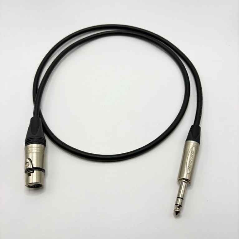 สายtrs-xlrเมีย  trsตรง/trsงอ สายmogami รุ่น2549ทองแดงแท้100% หัวของNeutrikแท้100%