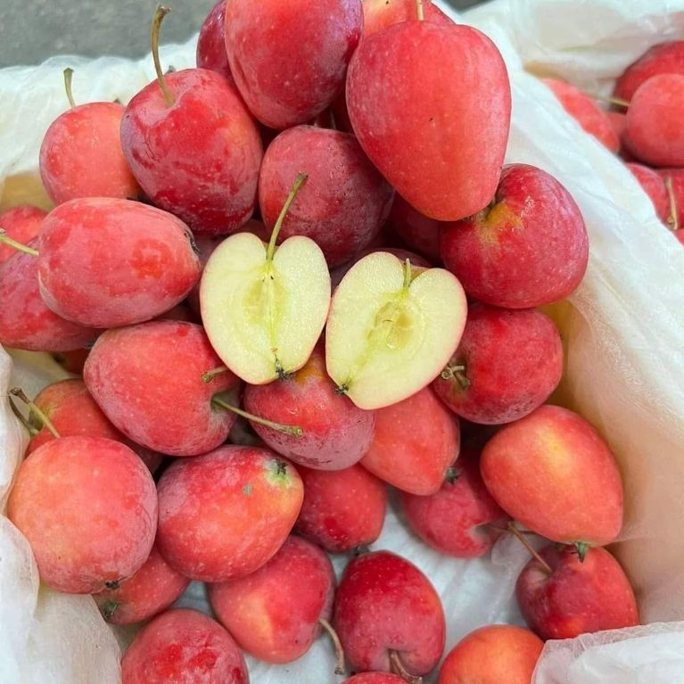 แอปเปิ้ลแคระเจ้าหญิง 🍎1กล่อง 500g.🍎กรอบ อร่อย อมเปรี้ยวนิดๆ