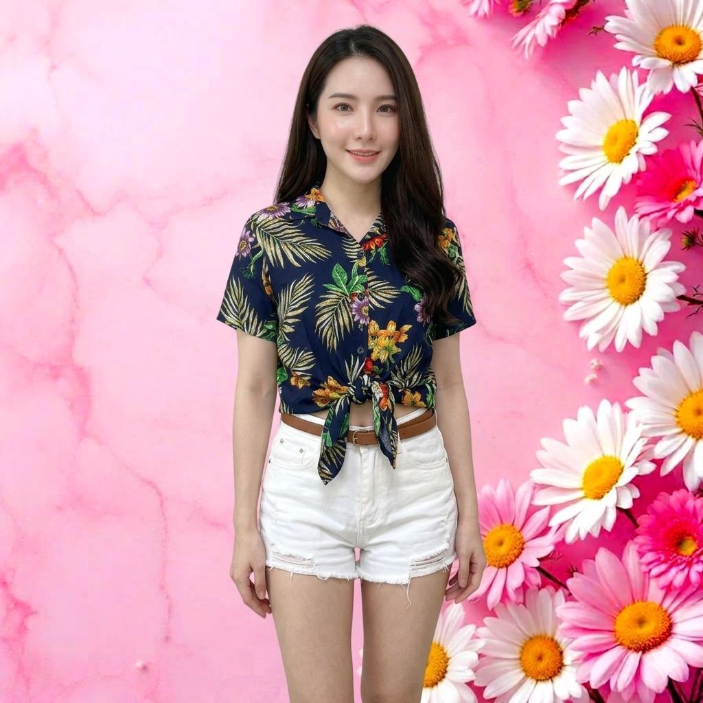 เสื้อเชิ้ตแบรนด์ sv lovely shop(แบรนด์แท้100%)176