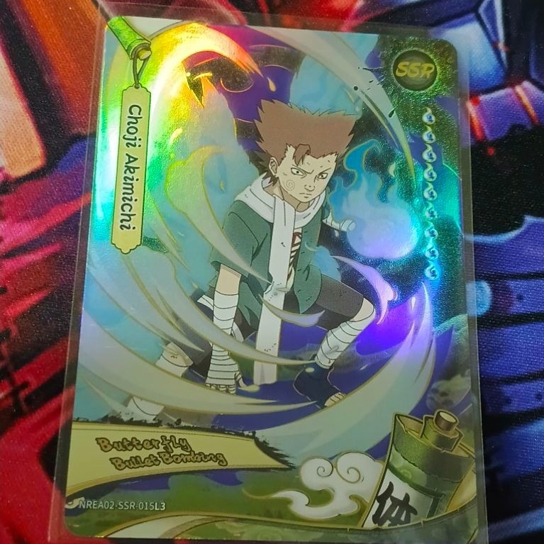 Choji Akimichi SSR kayou naruto Collectible card NREA02-SSR-015L3