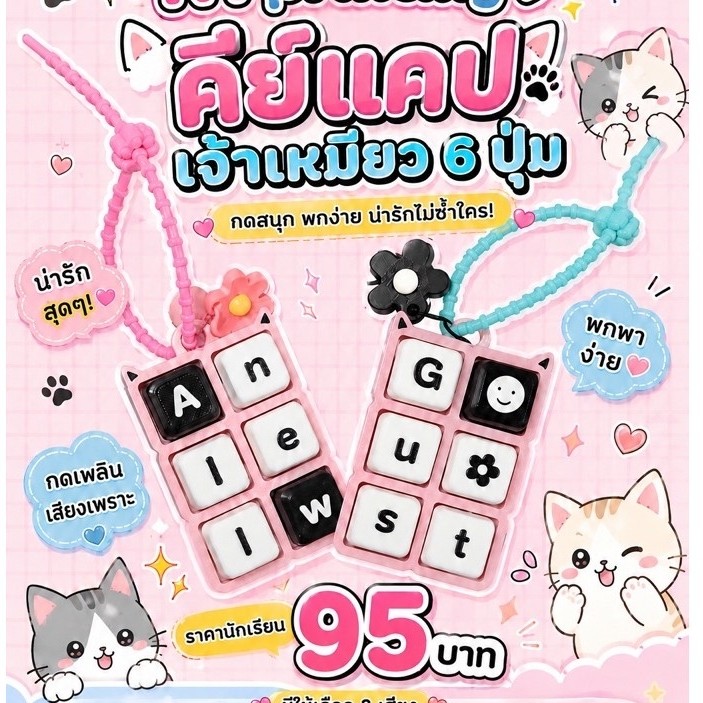 clicker keycab 6 ปุ่ม- KT mood Idea3D