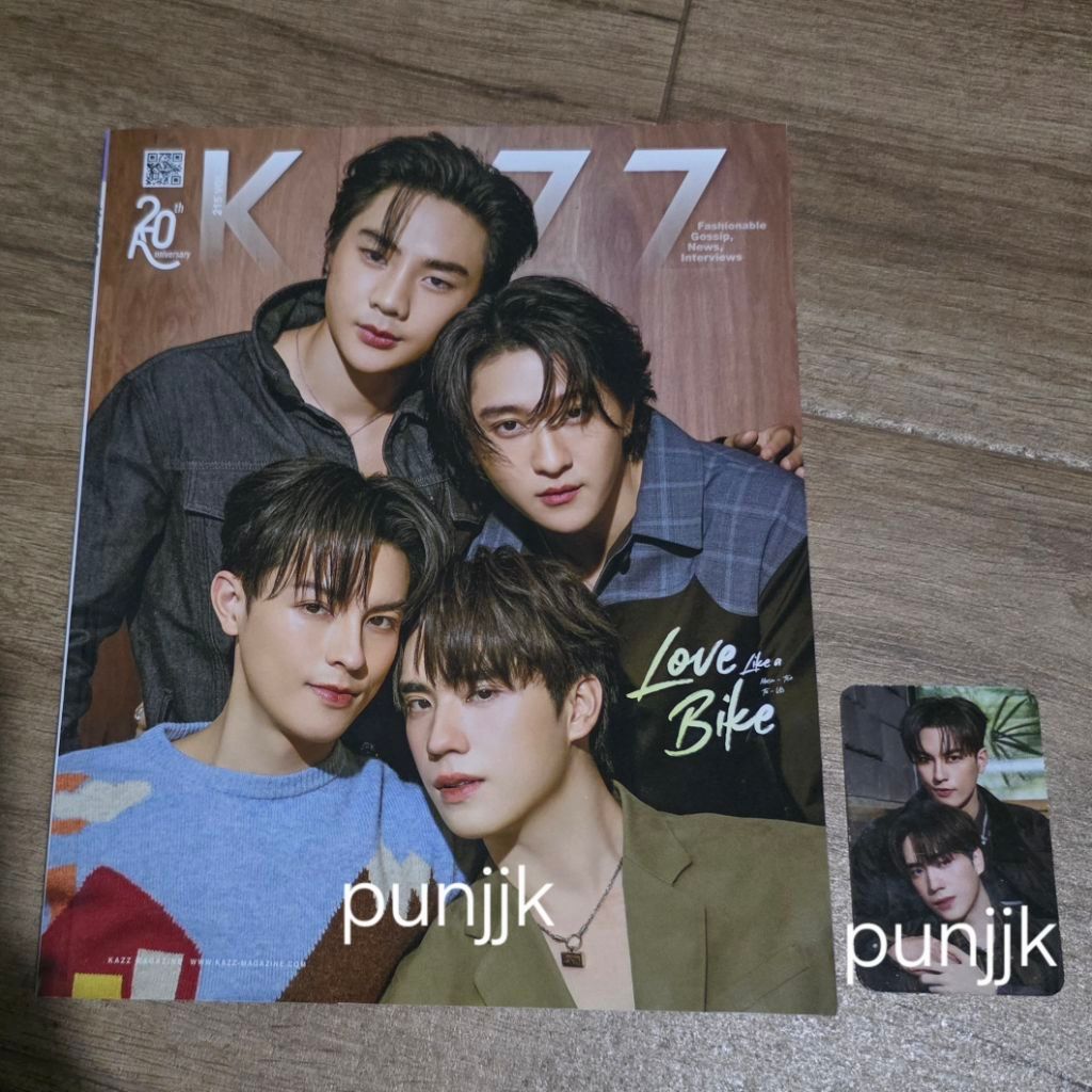 พร้อมส่ง ของสะสม นิตยสาร Kazz Magazine ปกต้า Ta อัส Us มาสุ Masu ตี๋ Tee + การ์ดมาสุตี๋ Love like a 