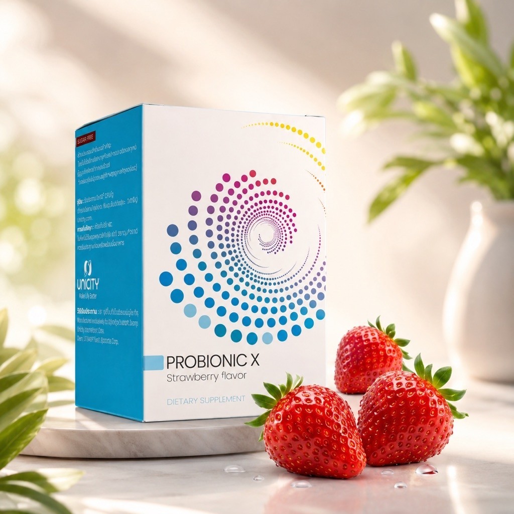 Probionic X Strawberry Flavor โปรไบโอนิค เอ็กซ์ สตรอว์เบอร์รี เฟลเวอร์
