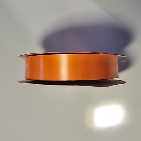 ริบบิ้น NO.5 ขนาด 21 มิล x 40 เมตร DOUBLE BELLS PLASTIC RIBBON  1 ม้วน