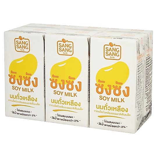 ซังซัง นมถั่วเหลือง 300มล. (แพ็ค 6 กล่อง)