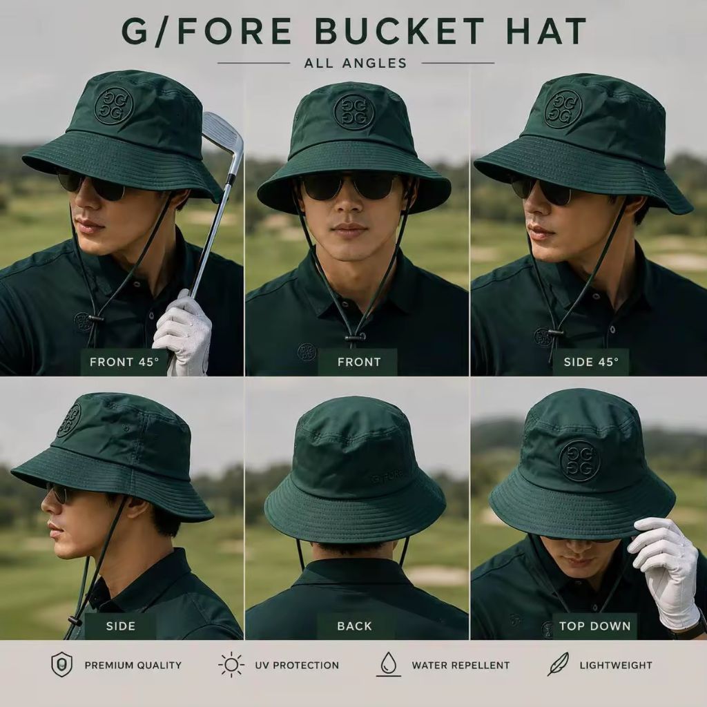 หมวกกอล์ฟ Buckle G / fore Golf hat

