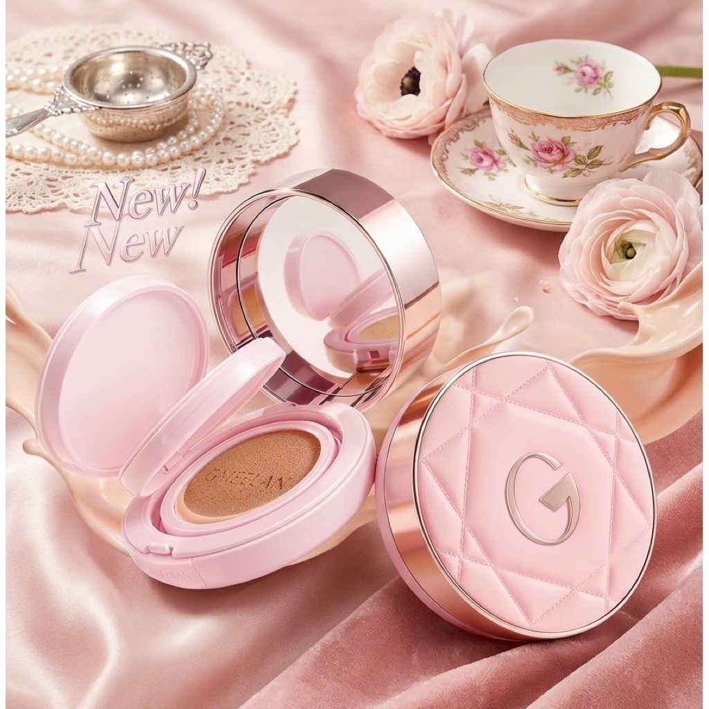 คุชชั่น GMEELAN Glabridin High Cover Cushion (Satin Matte) (สูตรตลับชมพู/ขาว)