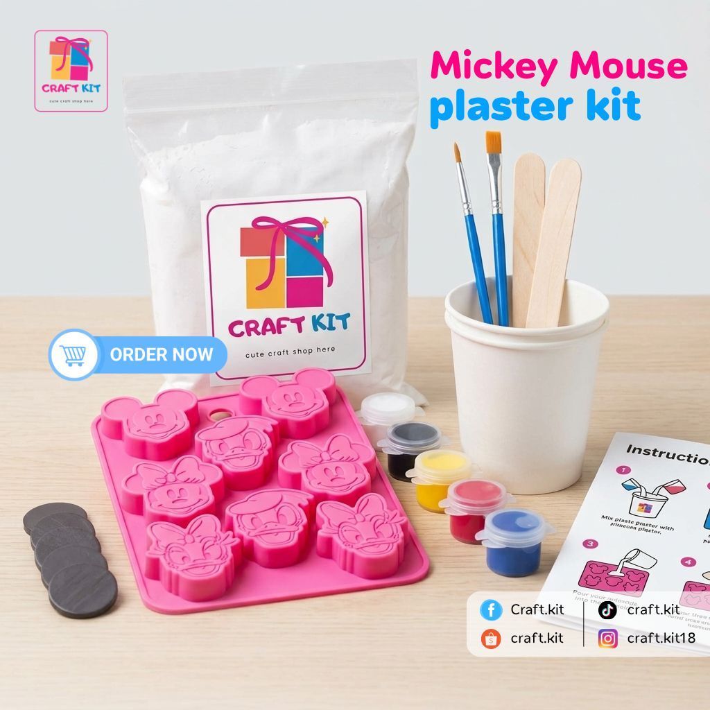 ชุดทำปูนปาสเตอร์ craft kit พร้อมส่งในไทย
