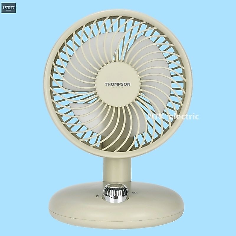 THOMPSONพัดลมตั้งโต๊ะ Desktop Circulating สีครีม