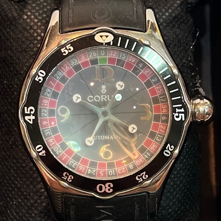 นาฬิกา Bubble Casino Roulette automatic Ref. 082.150.20 domed sapphire มือสองแท้ญี่ปุ่น 100% (สภาพ 9