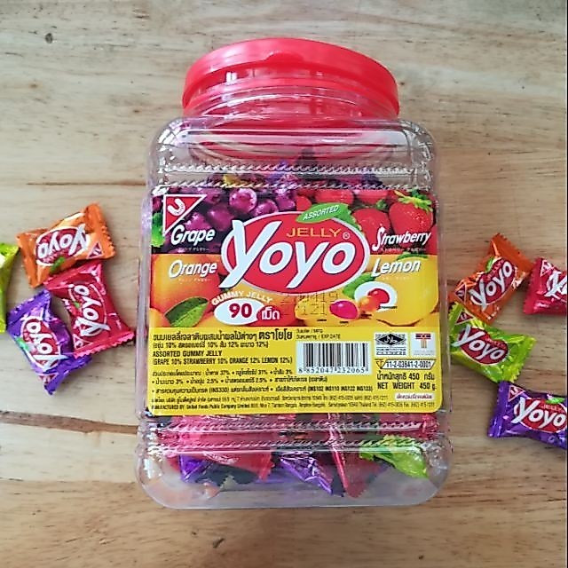 YoYo Jelly โยโย่เยลลี่ กระป๋อง 90 เม็ด