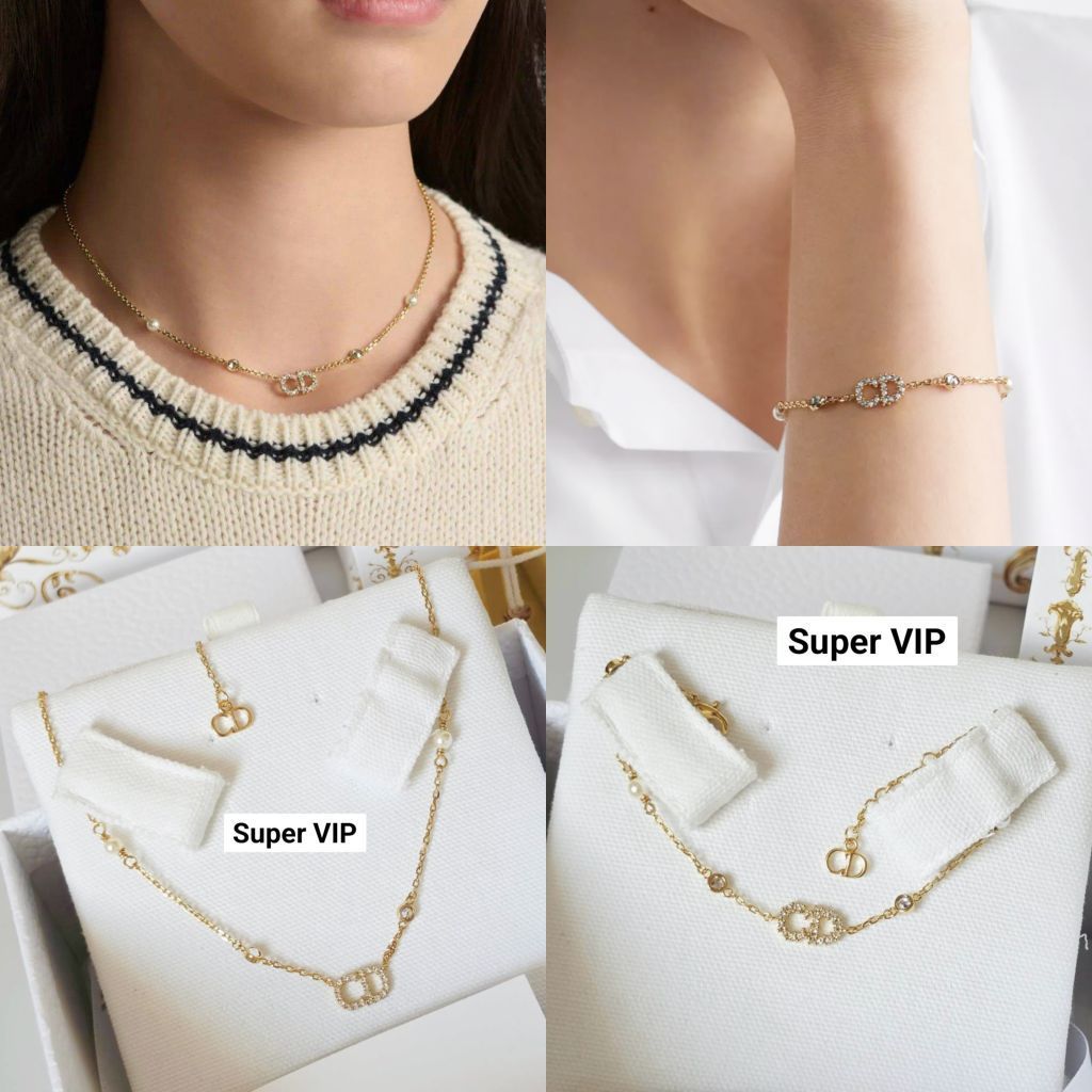 สร้อยคอ สร้อยข้อมือ D งานสวย สินค้าพร้อมส่ง N262 SVN004 SVB019