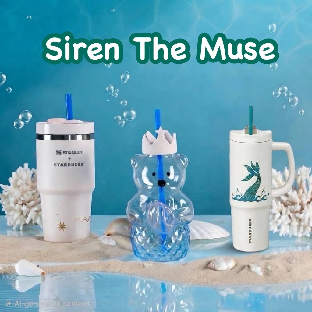 Starbucks Siren The Muse Siren Cold Cup and Tumblers