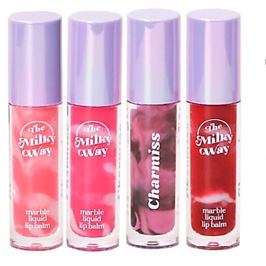 (1 แท่ง) Charmiss The Milky Way Marble Liquid Lip Balm ชาร์มิส ลิปบาล์มลายหินอ่อน