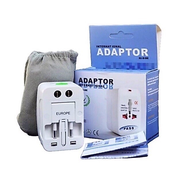 ￼ปลั๊กทั่วโลก หัวแปลงรอบโลก Universal Adapter Plug ห้วแปลงปลั๊กไฟ