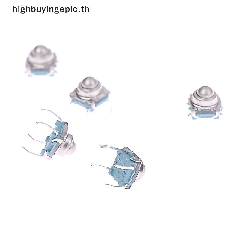 HETH 10pcs TS-F007 7*7 โลหะลูกเหล็กรีเซ็ตสวิทช์ DIP ประเภท 4 พินสวิทช์สัมผัส HETH
