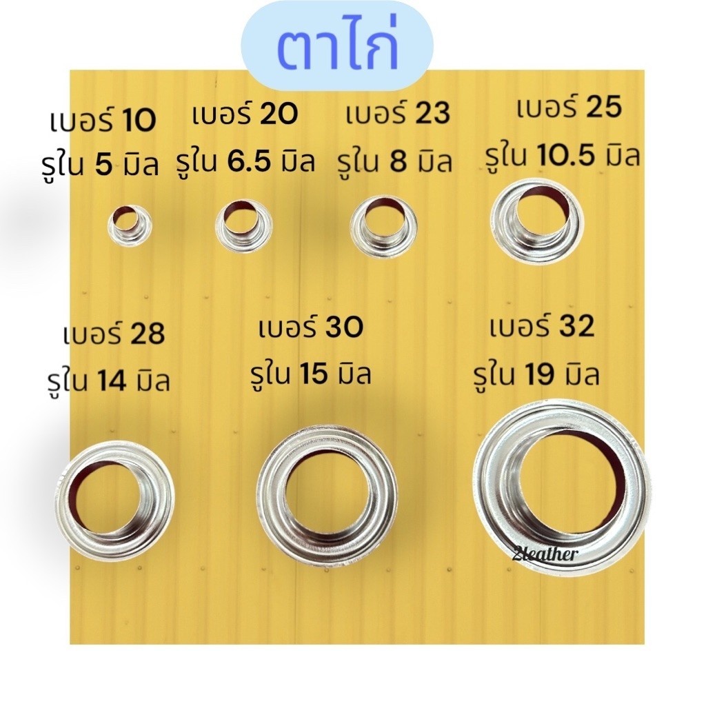 ตาไก่เหล็กชุบสีเบอร์ 10-32 แหวน+ตาไก่ ห่อเล็ก 100 ชุด และห่อใหญ่ พร้อมส่ง ( กรุณาเลื่อนภาพดูขนาดและเบอร์ก่อนสั่ง )