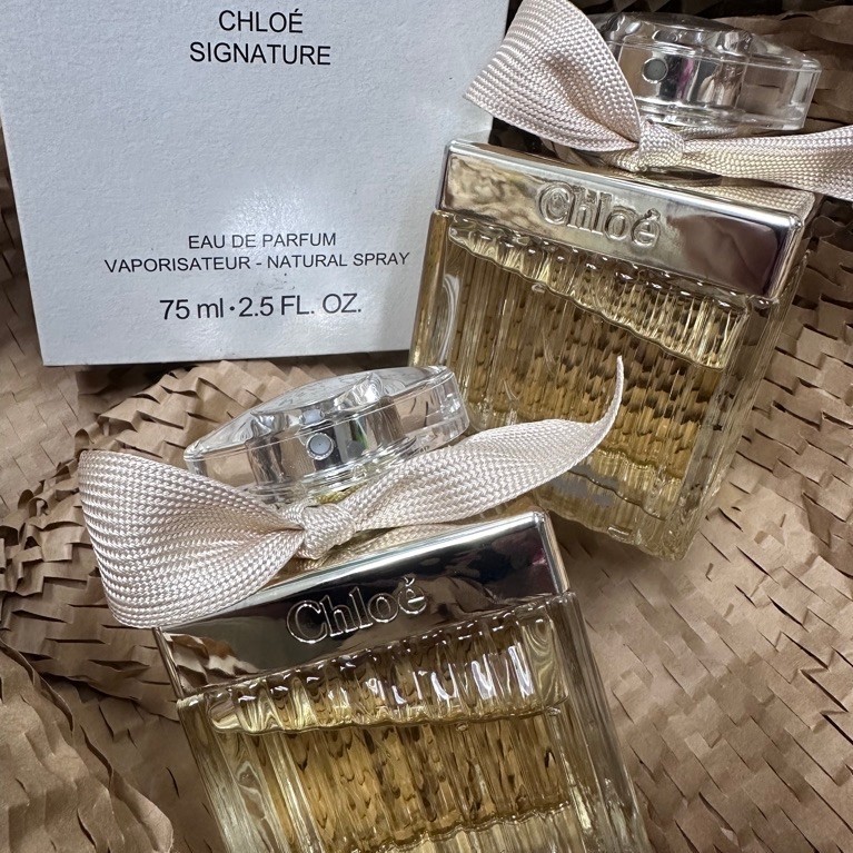 #ของแท้!! CHLOE Signature EDP โคลเอ้โบว์ครีม 75 ml (กล่อง Tester)