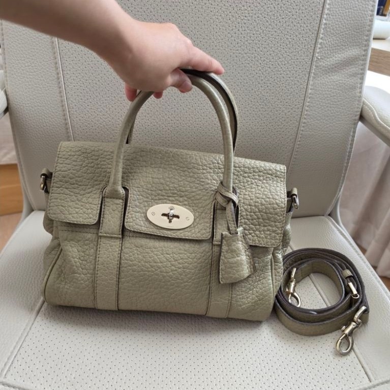 Mulberry Small Bayswater Satchel สภาพใช้งาน