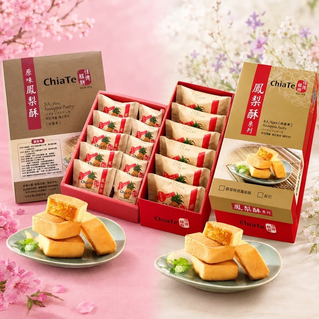 [พร้อมส่ง21กย] พายสับปะรด ChiaTe แป้งบางกรอบ ไส้แน่น ไม่ใส่วัตถุกันเสีย