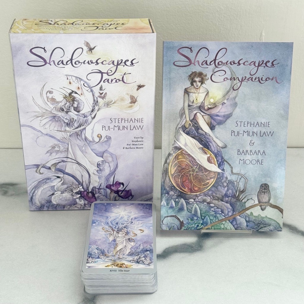 (Unused สภาพสะสม) เซตหนังสือและไพ่ทาโร่ SHADOWSCAPES TAROT SET จาก Asia books *รูปเพิ่มเติมในรายละเอ