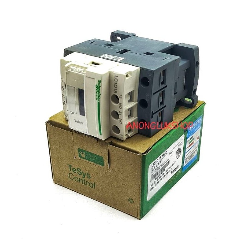 LC1D18 LC1D-18 LC1D-18M7C Magnetic Contactor LC1D18M7C  220VAC แมกเนติค คอนแทคเตอร์ 220Vac 50/60Hz
