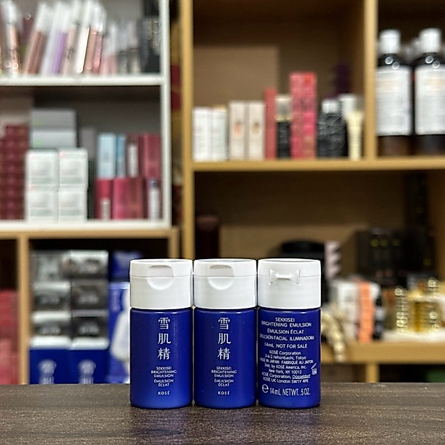( ราคา/ขวด ) Kose Sekkisei Brightening Emulsion 14ml