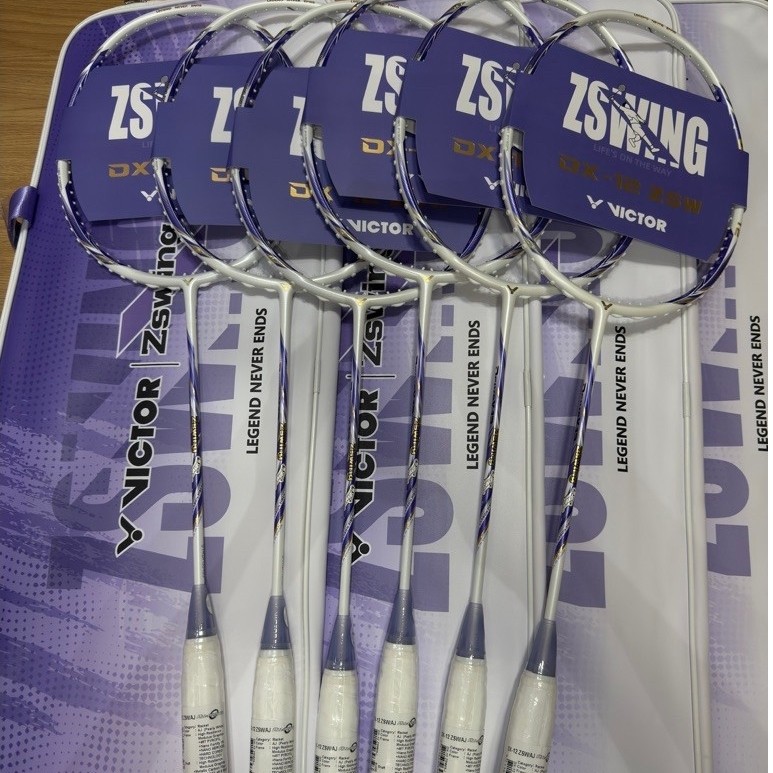 VICTOR ไม้แบดมินตัน รุ่น Drivex 12 Zswing แถม เอ็น + พันด้าม + ซอง ประกัน 6 เดือน