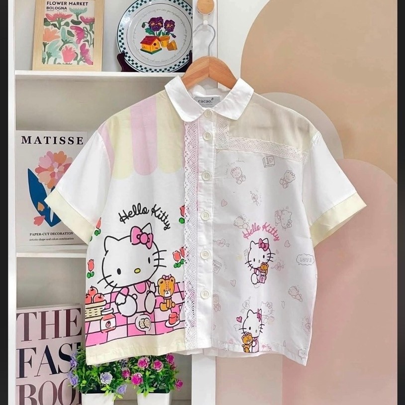 เสื้อคอปกคิตตี้ cacao