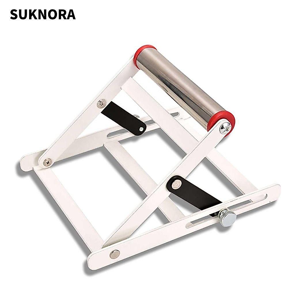 SUKNORA กรอบรองรับเครื่องตัด, พับเก็บได้ โลหะสำหรับตกแต่ง ขาตั้งโต๊ะเลื่อย, ปรับได้55-135มม.