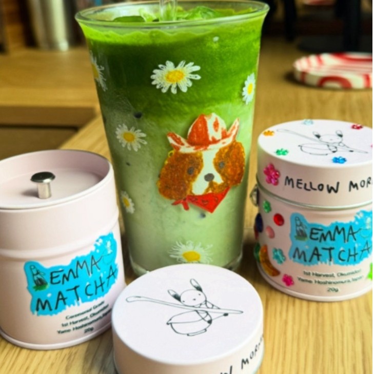 พร้อมส่ง EMMA MATCHA มัจฉะน้าพลอย แก้ว Emma Glass น้าพลายแม่ชม psmaterial ของแท้100%