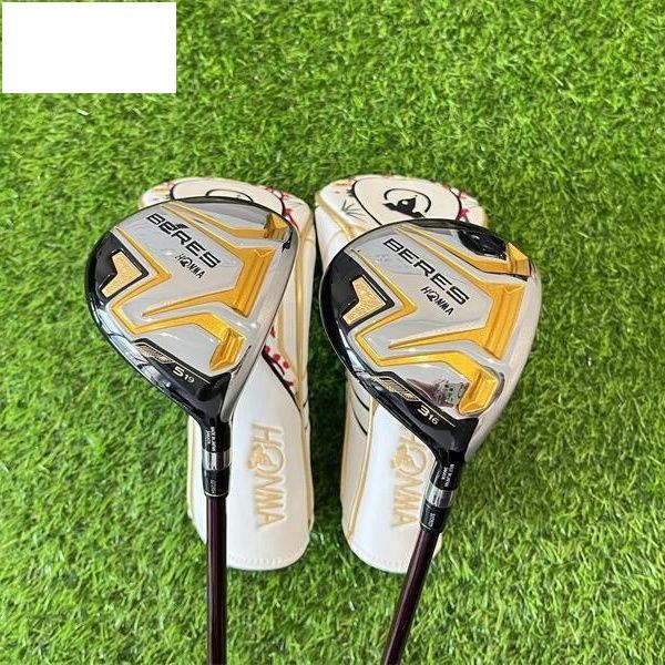 Honma BERES-08 ไม้กอล์ฟ พร้อมเพลากราไฟท์ และปลอกคลุมหัว สําหรับผู้หญิง Loft 4 Star 3/5 Fairway Wood