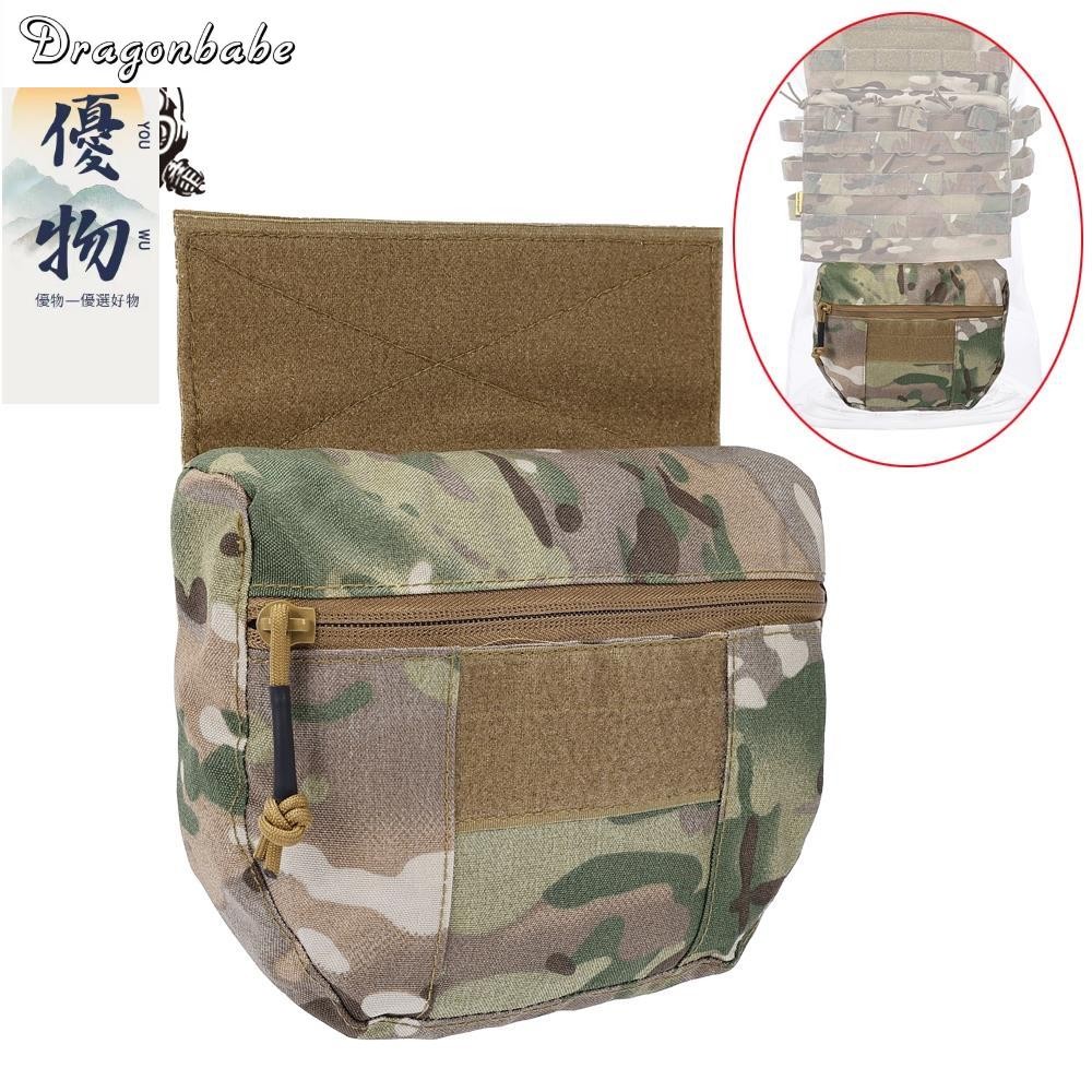 อุปกรณ์ยุทธวิธีกระเป๋าเก็บการล่าสัตว์กองทัพทหาร Molle เสื้อกั๊กเกราะ Carrier CRM CRX D3 หน้าอก Rig D