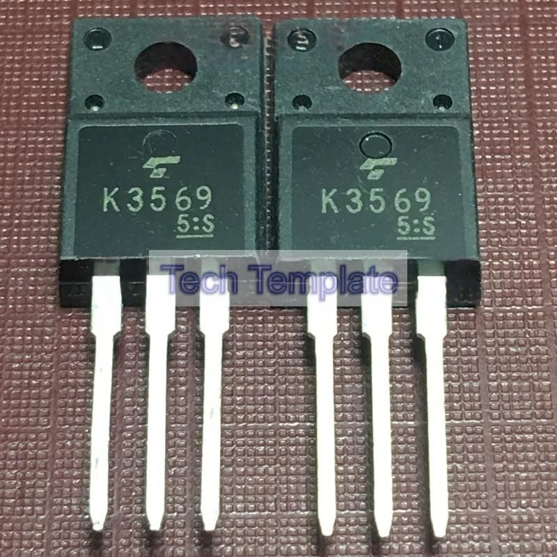 ((1 ชิ้น) ชิ้นส่วนอิเล็กทรอนิกส์ K3569 2SK3569 คลังสินค้าพร้อม TO-220F 600V 10A MOS Field Effect Tub