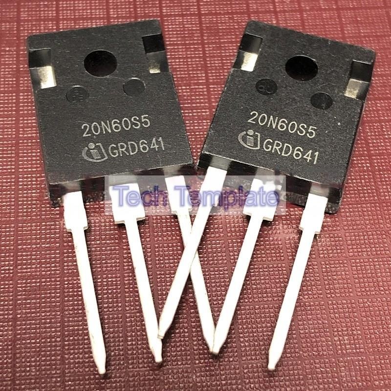 ((1 ชิ้น) ชิ้นส่วนอิเล็กทรอนิกส์ SPW20N60S5 20N60S5 คลังสินค้าพร้อม TO-247 600V 20A MOS Field Effect