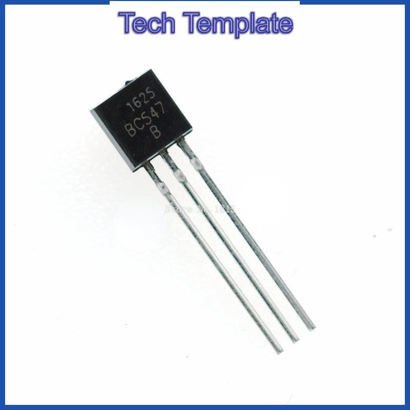 ชุดทรานซิสเตอร์ ไตรโอด BC547 BC557 BC547B BC557B NPN PNP TO-92 50 ชิ้น
