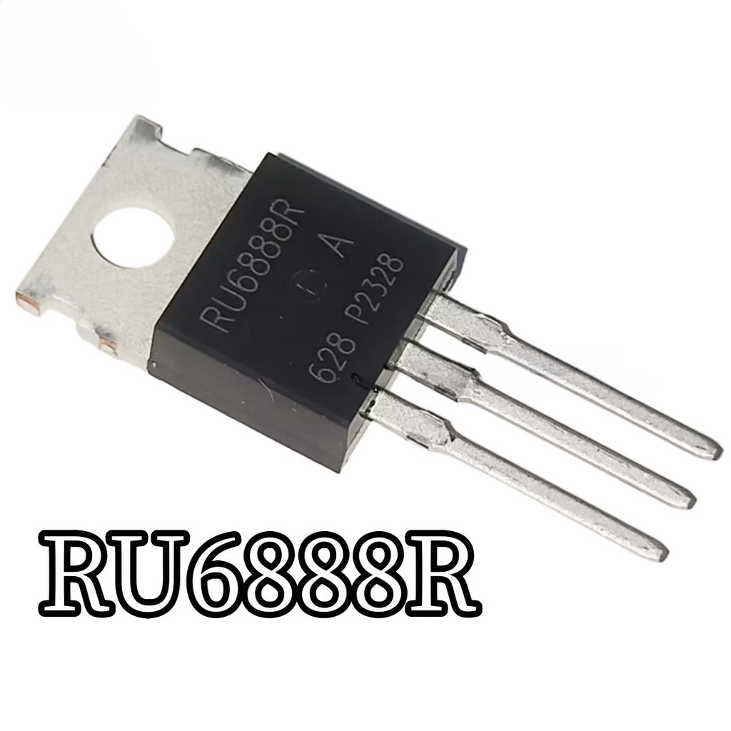 10 ชิ้น/ล็อต Original RU6888R N-Channel Power MOSFET 68V/88A 6mOhms TO-220 ชิป 100% ใหม่และของแท้