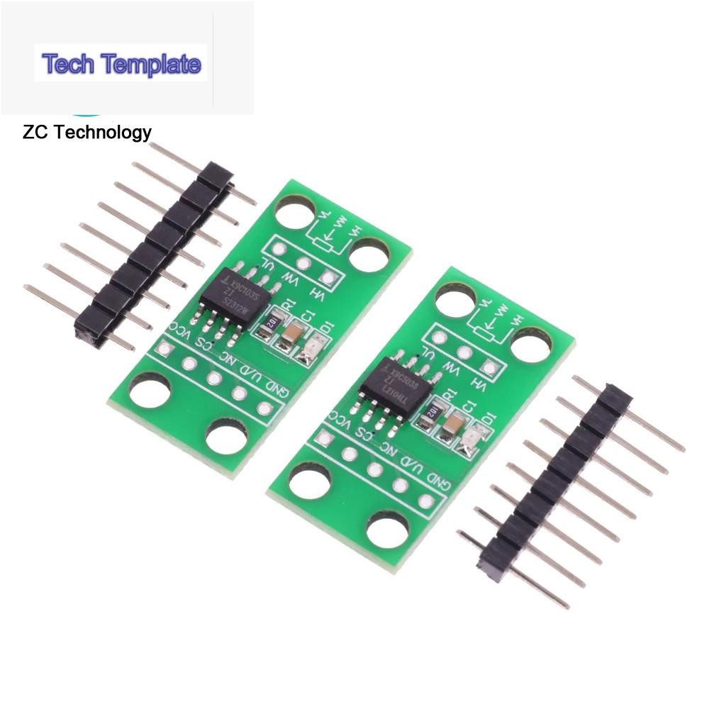 X9C103S X9C503S โมดูลโพเทนชิโอมิเตอร์ดิจิตอล 10K 50K 100th Order Digital Potentiometer Circuit