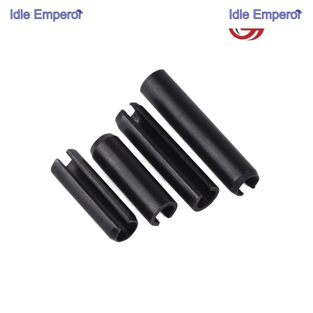 [จัดส่งด่วน1] เหล็ก 65Mn (สีดำ) ปิ๊น ตะกุด ตะกรุด ผ่า ปิ้นหลอด M1.5M2M3M4M5M6 / Slotted Spring Pins 