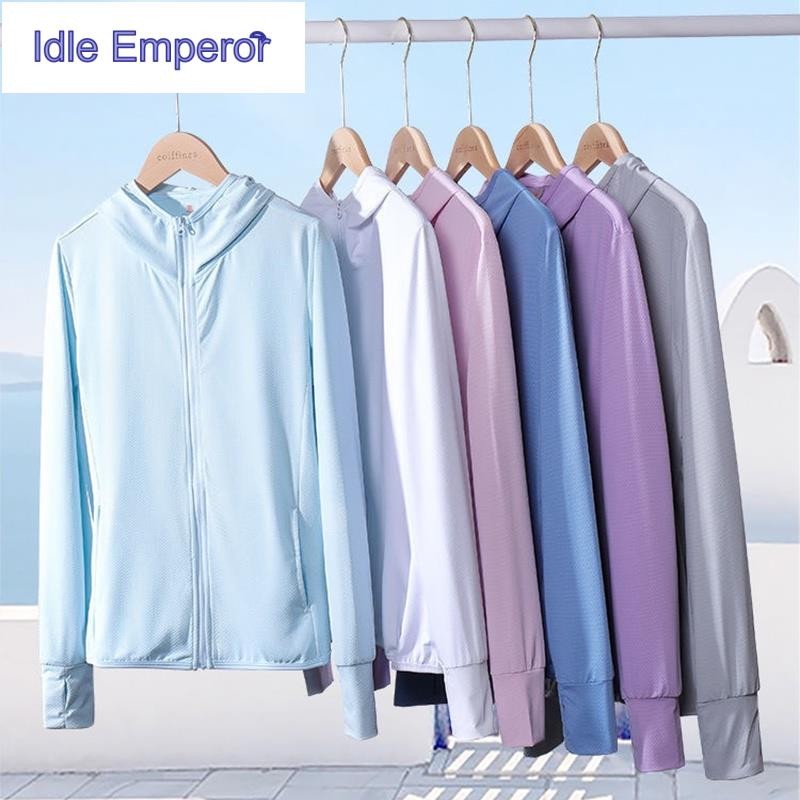 Upf50+ เสื้อแจ็กเก็ตแขนยาว ผ้าเรยอน กันแดด ป้องกันรังสียูวี สําหรับผู้หญิง GG463