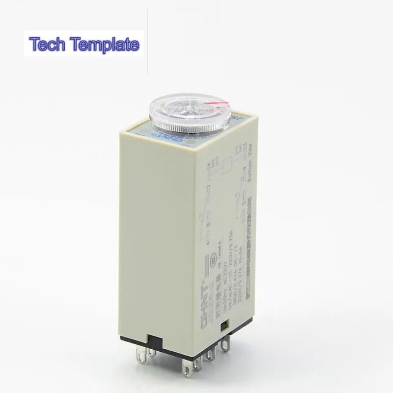 Original CHINT JSZ6-4 JSZ6-2 H3Y-4 H3Y-2 เปิดเวลา Delay รีเลย์ DC 12V 24V AC 220V 1S 5S 10S 60S รีเล