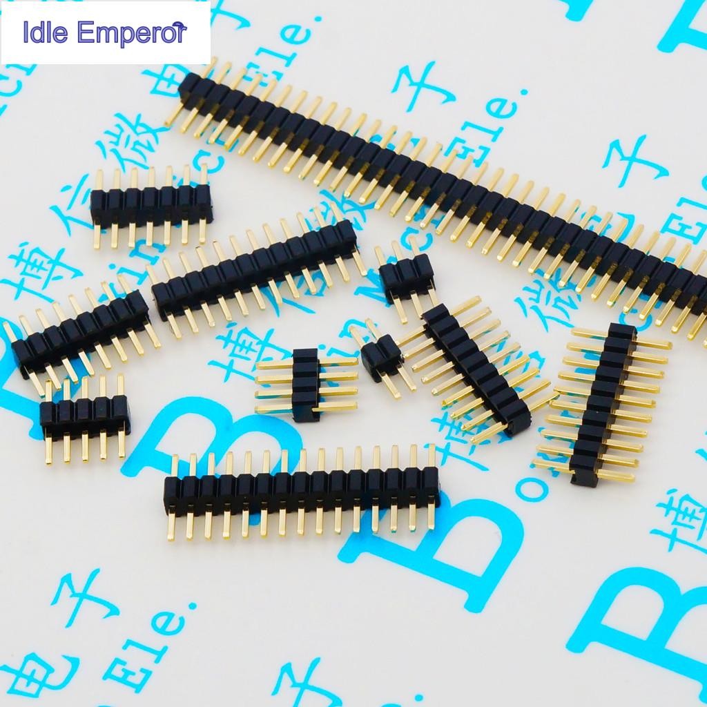 หมุดตรง ชุบทอง 1.27 มม. พิช 1.27 1 * 2P/3P 4P 5P 6P 7P 8P 9P 10P 12P 1 * 15P 1 * 20P 1 * 40P 1 * 50P