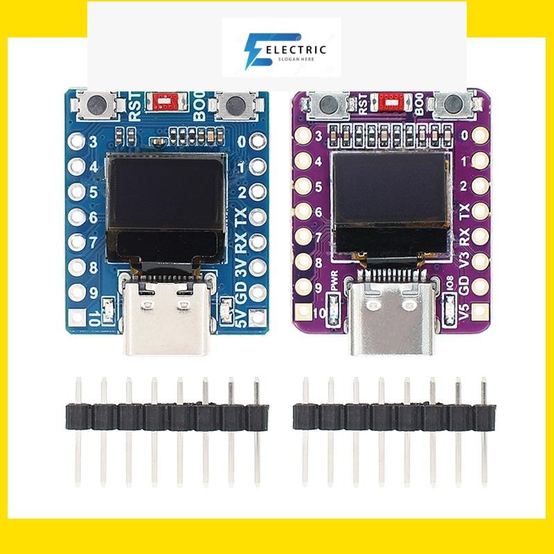 Esp32-c3 OLED บอร ์ ดพัฒนาเสาอากาศเซรามิก ESP32 supermini บอร ์ ดพัฒนา wifi บลูทูธหน ้ าจอ 0.42 นิ ้