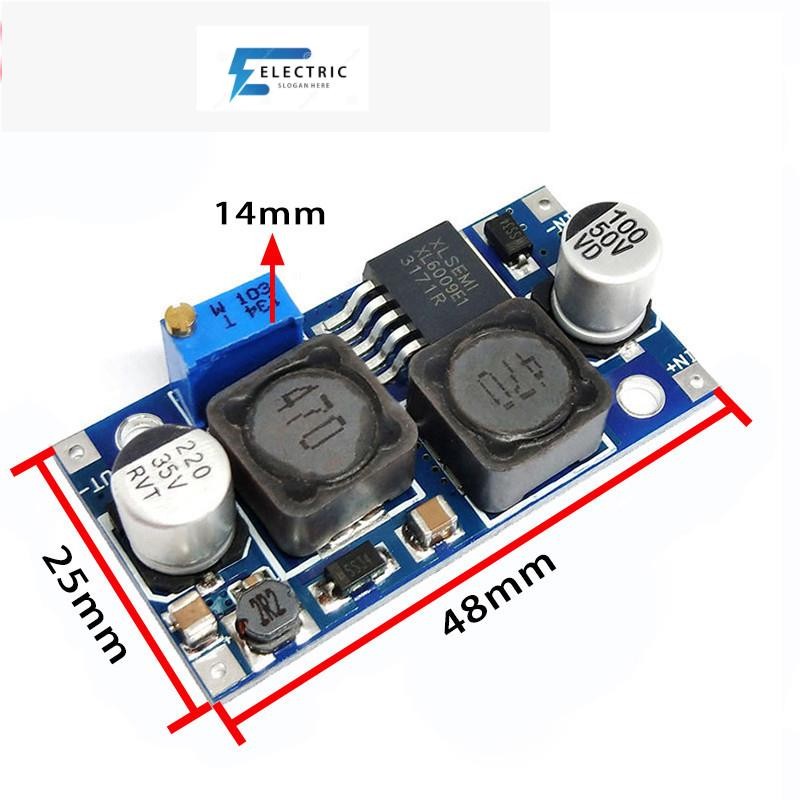 Boost Buck DC-DC ปรับ step up down Converter XL6009 โมดูลแรงดันไฟฟ ้ าพลังงานแสงอาทิตย ์