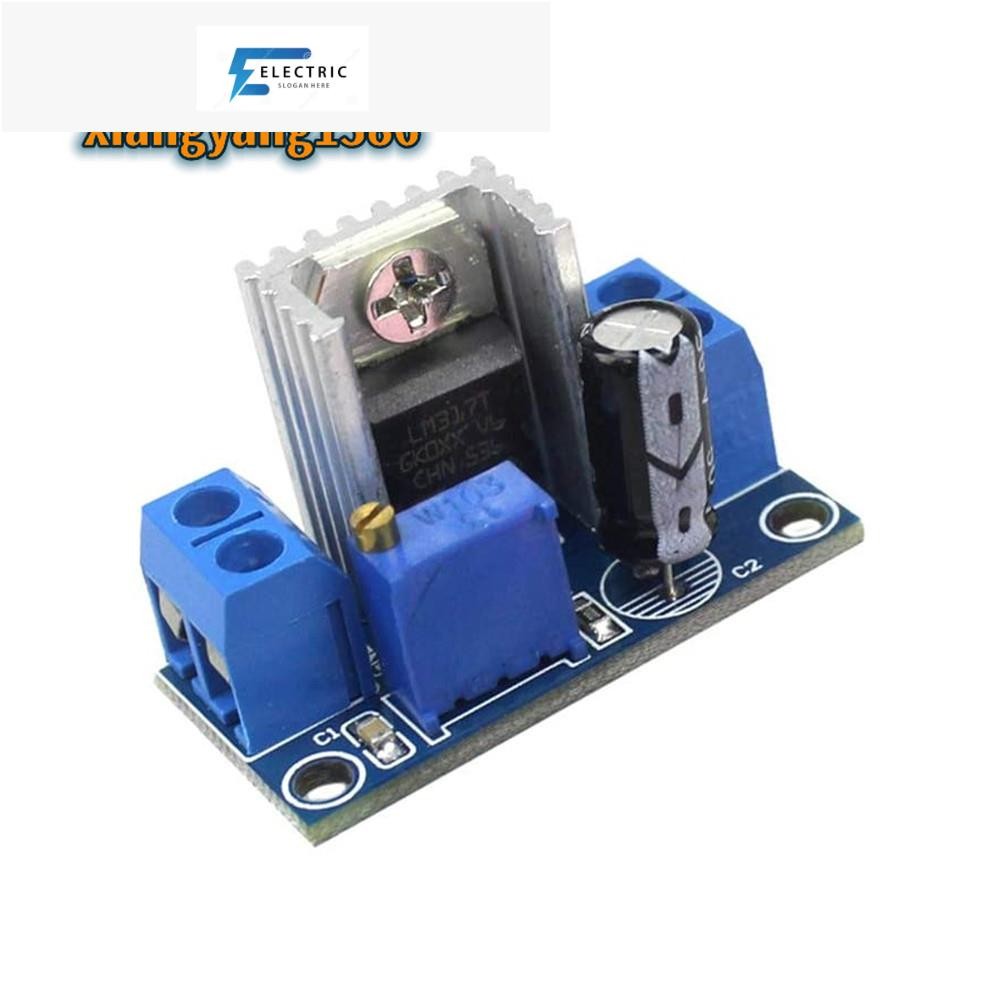Lm317 DC-DC Converter Buck Step Down Circuit Board โมดูล Linear Regulator LM317 ปรับแรงดันไฟฟ ้ า Re
