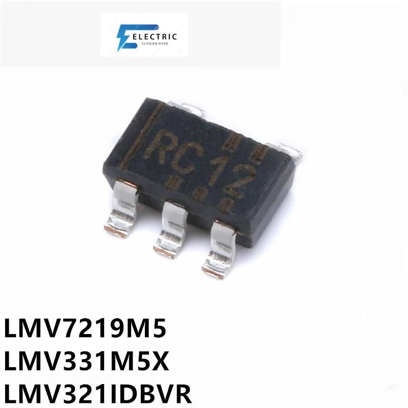 10 ชิ้น/ล็อต LMV321IDBVR LMV321 RC1F LMV7219M5X LMV7219 LMV7219M5 C14A LMV331M5X/NOPB C12 LMV331 LMV